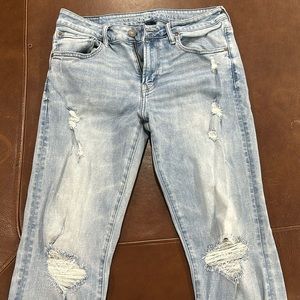 Men’s American Eagle Next Level Air Flex Distressed Jeans.